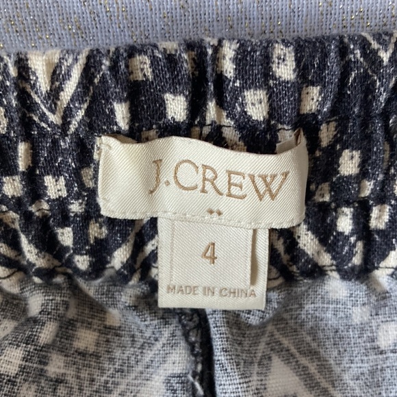 J. Crew Ikat Printed Pants Size 4 - Picture 7 of 7